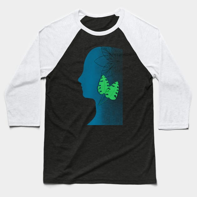 Mother nature Baseball T-Shirt by Blaze Designs